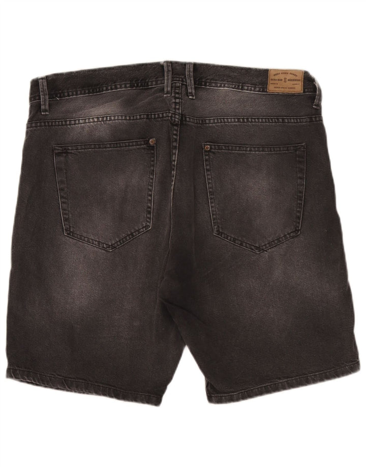 Shorts jeans masculino Zara EU 46 XL W36 cinza