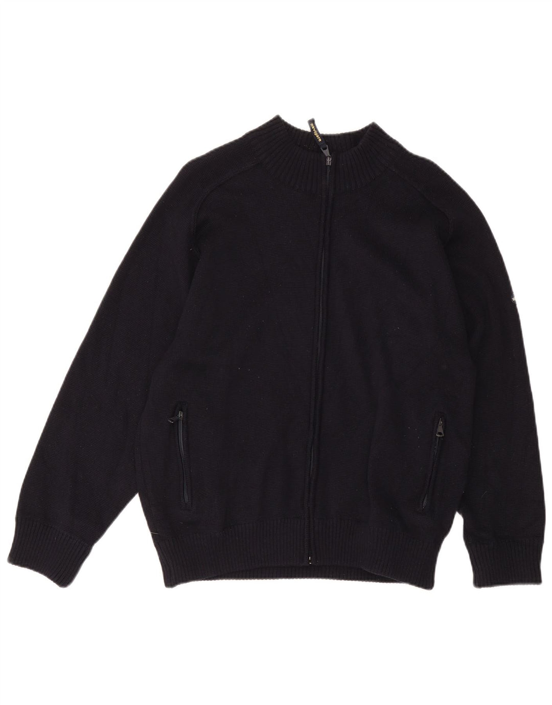 Suéter cardigã masculino NAVIGARE azul marinho médio