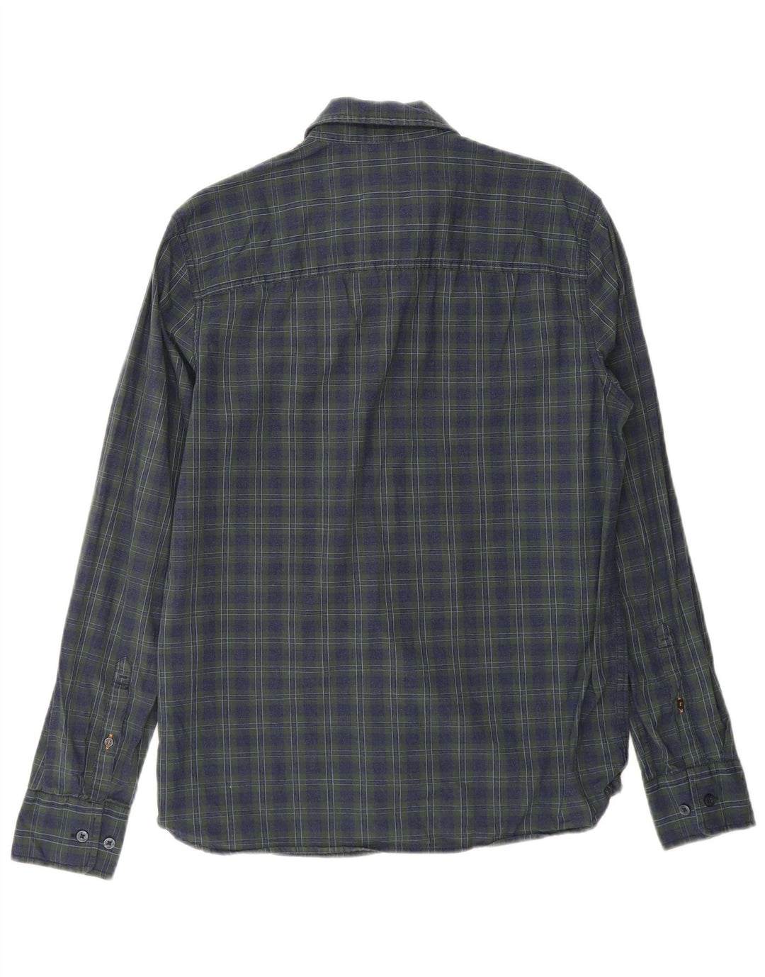 Camisa masculina FAT FACE XS azul marinho xadrez algodão