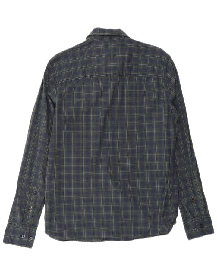 Camisa masculina FAT FACE XS azul marinho xadrez algodão