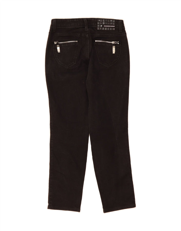 TRUSSARDI Womens Slim Jeans W26 L27 Black Cotton Vintage Trussardi and Second-Hand Trussardi from Messina Hembry 