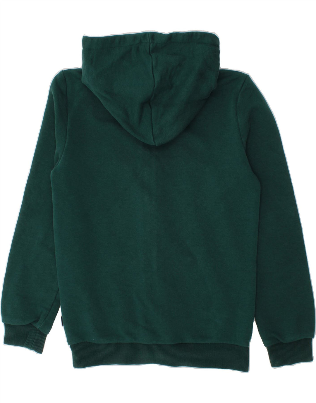 PUMA Boys Graphic Zip Hoodie Sweater 9-10 Years Green Cotton Vintage Puma and Second-Hand Puma from Messina Hembry 