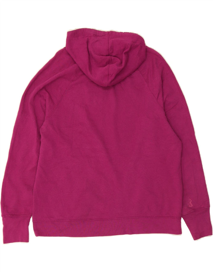CHAMPION Womens Hoodie Jumper UK 18 XL Burgundy Cotton Vintage Champion and Second-Hand Champion from Messina Hembry 