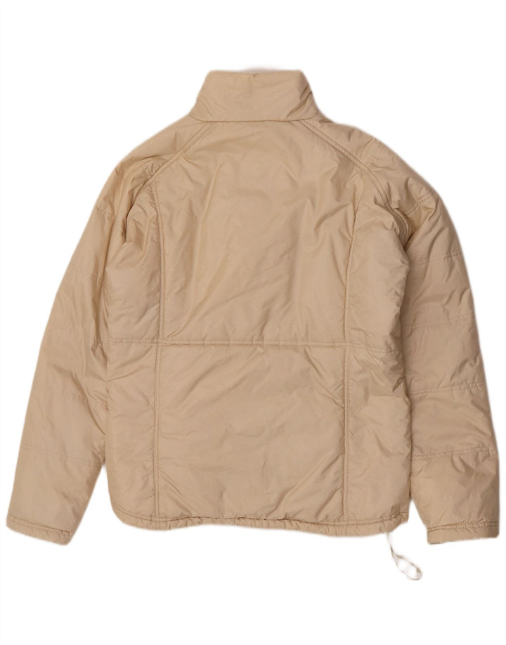 Jaqueta acolchoada feminina Adidas UK 16 grande poliamida bege