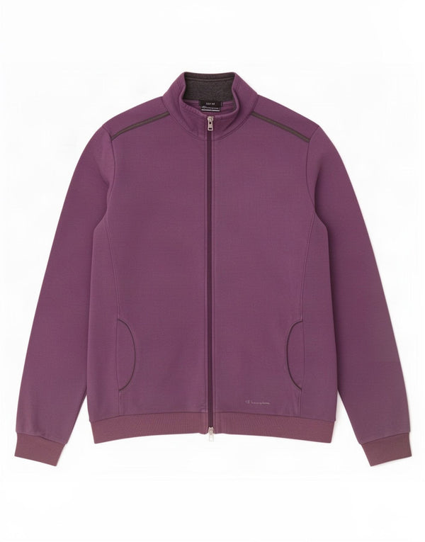 Jaqueta feminina Champion Easy Fit para treino UK 18 XL algodão roxo