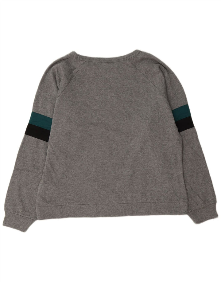 NFL feminino Philadelphia Eagles moletom jumper UK 16 grande cinza