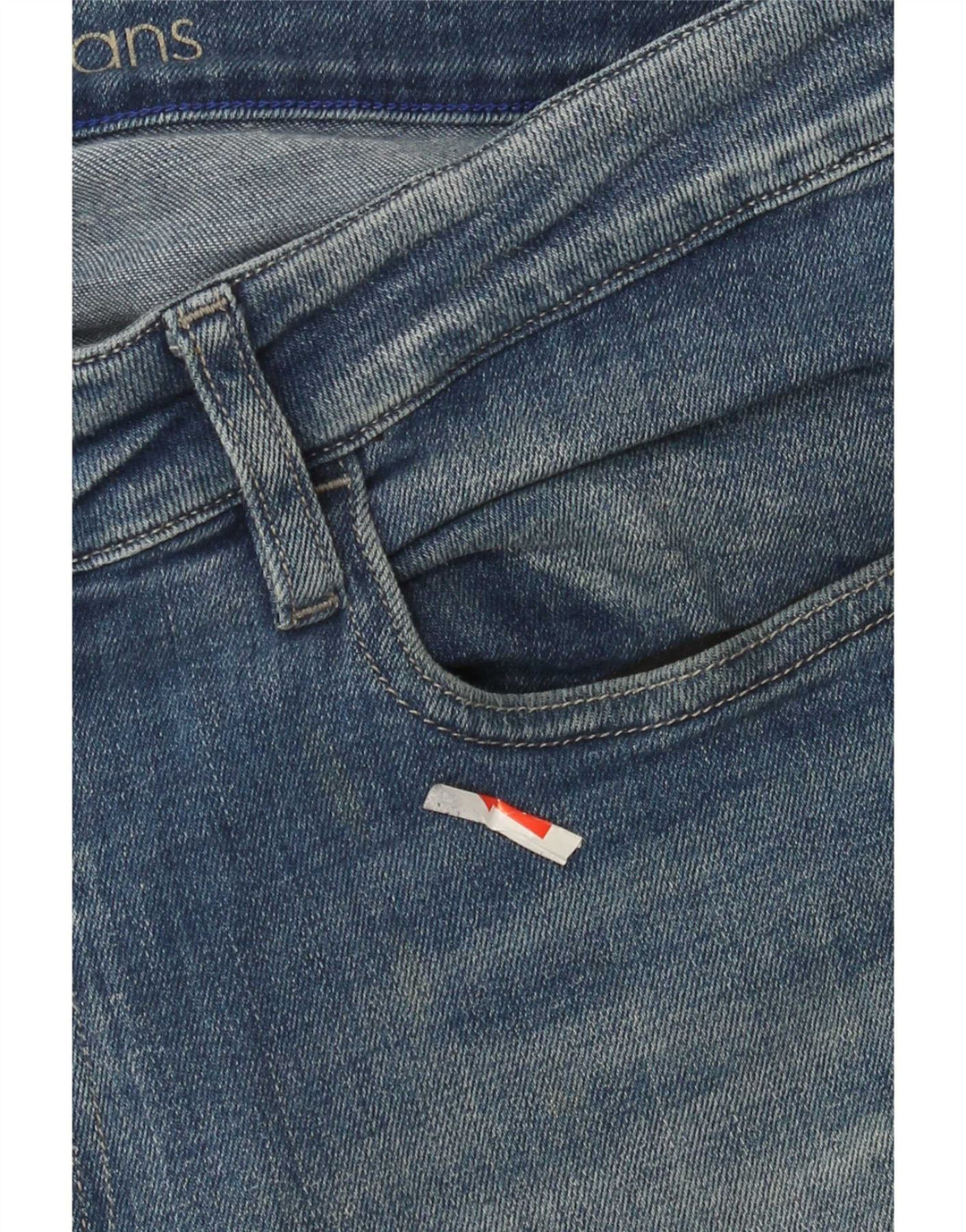 Calvin Klein Masculino Slim Jeans W34 L32 Azul Algodão