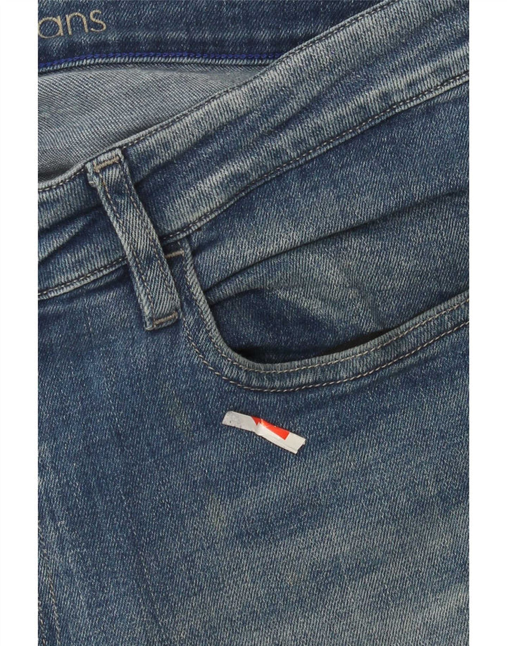 Calvin Klein Masculino Slim Jeans W34 L32 Azul Algodão