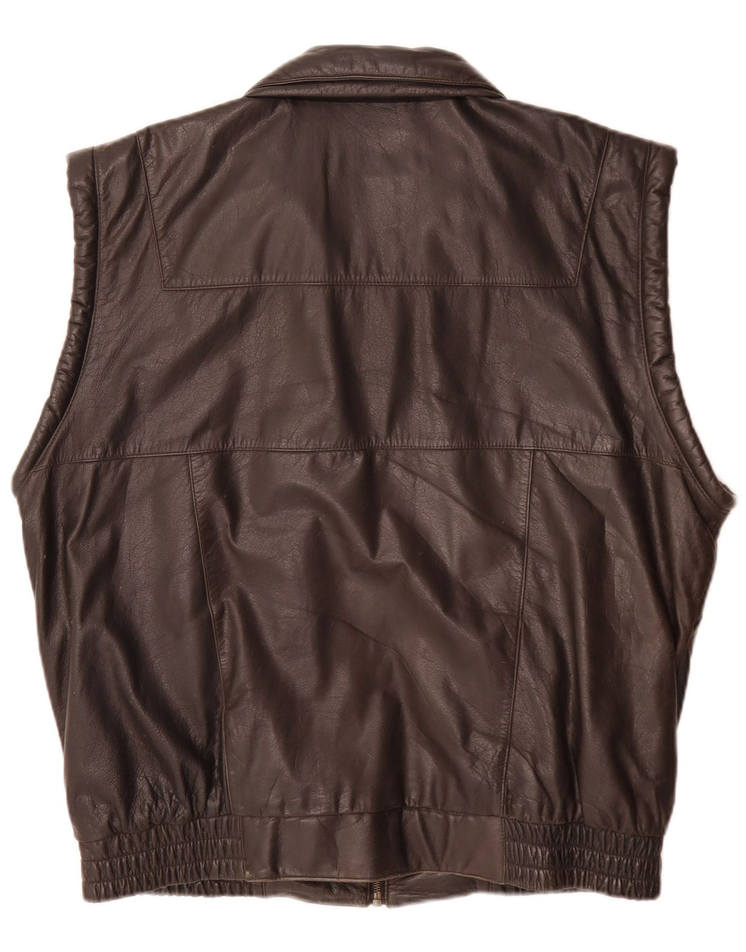 Colete de couro masculino Prince IT 54 2XL preto