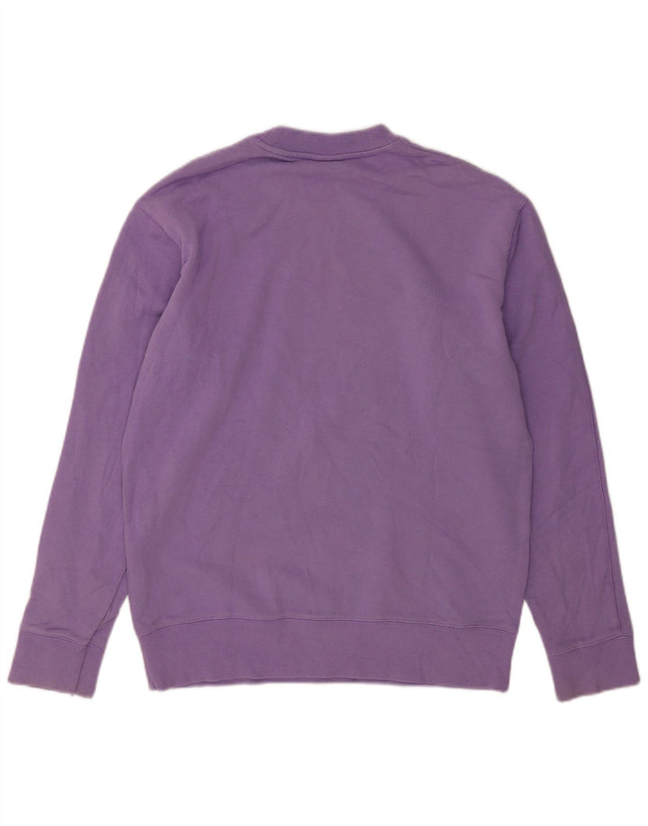 Zara moletom gráfico masculino jumper pequeno roxo algodão
