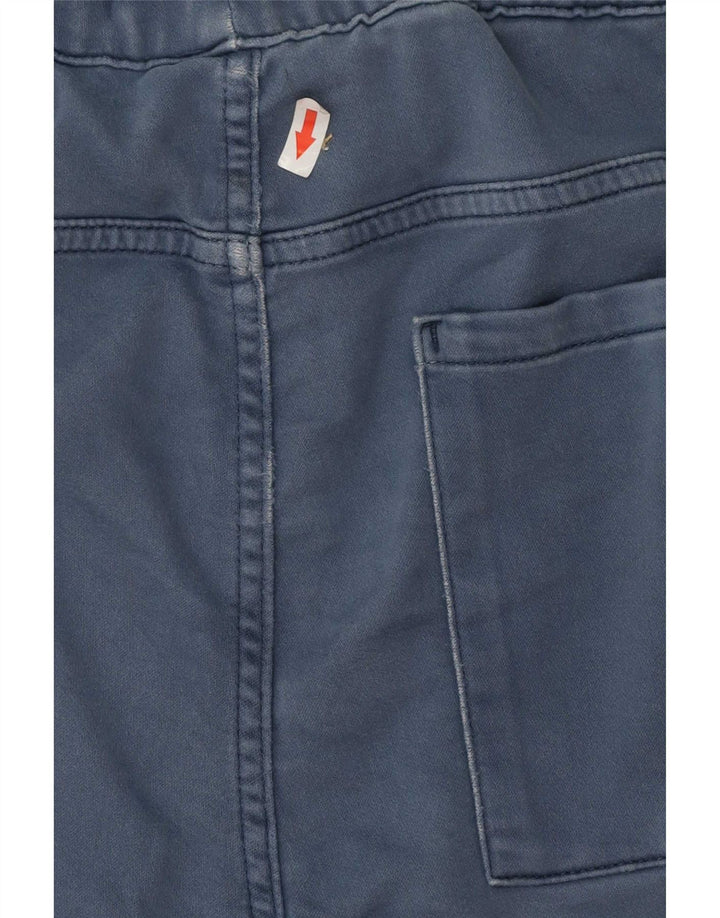 Zara Mens Chino Shorts Médio W32 Azul Marinho