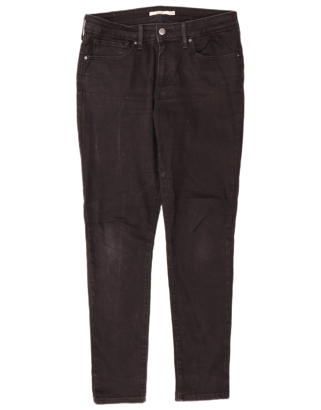 Calça jeans feminina LEVI'S 711 skinny W30 L30 algodão preto