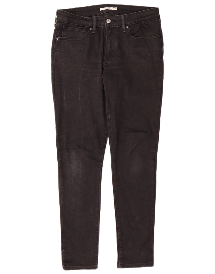 Calça jeans feminina LEVI'S 711 skinny W30 L30 algodão preto