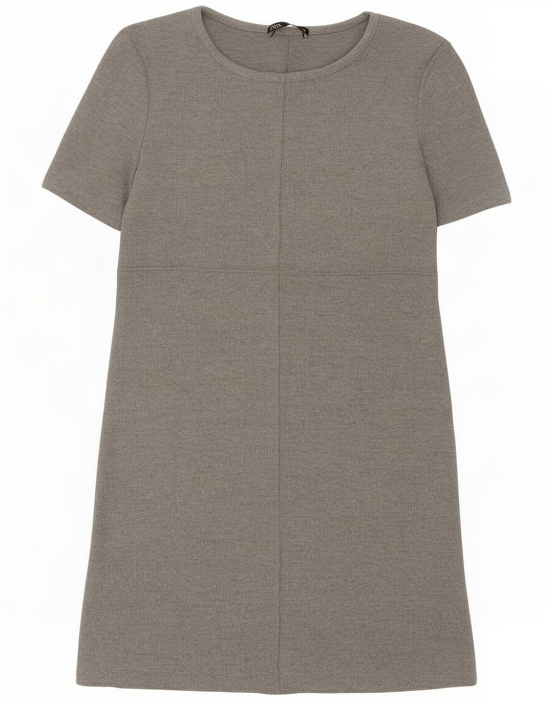 Vestido básico feminino Zara UK 8 pequeno poliéster cinza