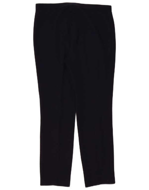 Luisa Spagnoli Calça casual feminina slim IT 44 médio W32 L28 azul marinho