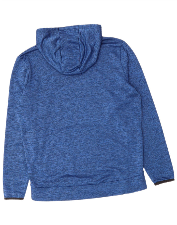 Suéter masculino com capuz e ajuste solto UNDER ARMOUR poliéster manchado azul médio