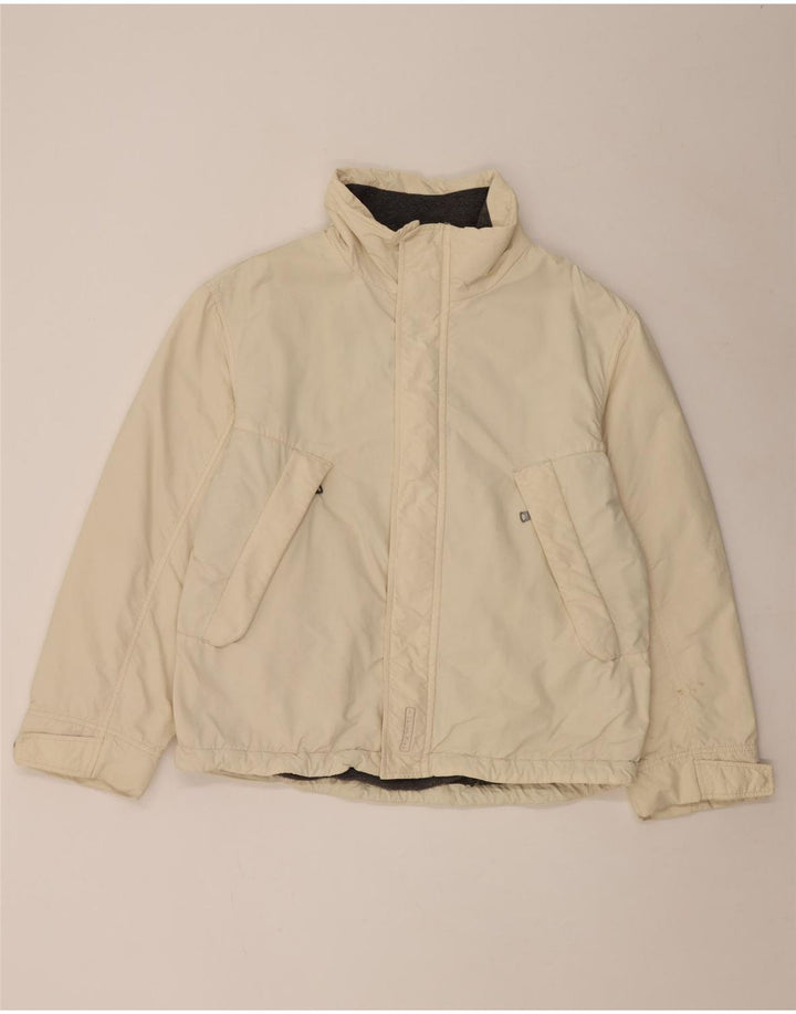 Jaqueta corta-vento masculina Think Pink IT 50 grande off white