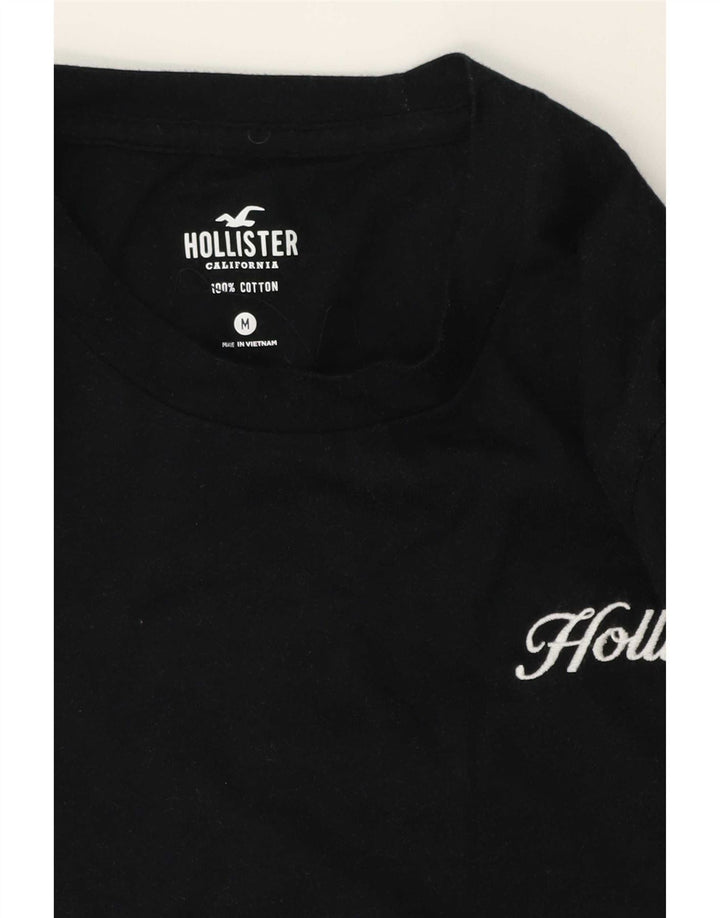 Top gráfico masculino Hollister manga comprida bloco colorido médio multicolorido