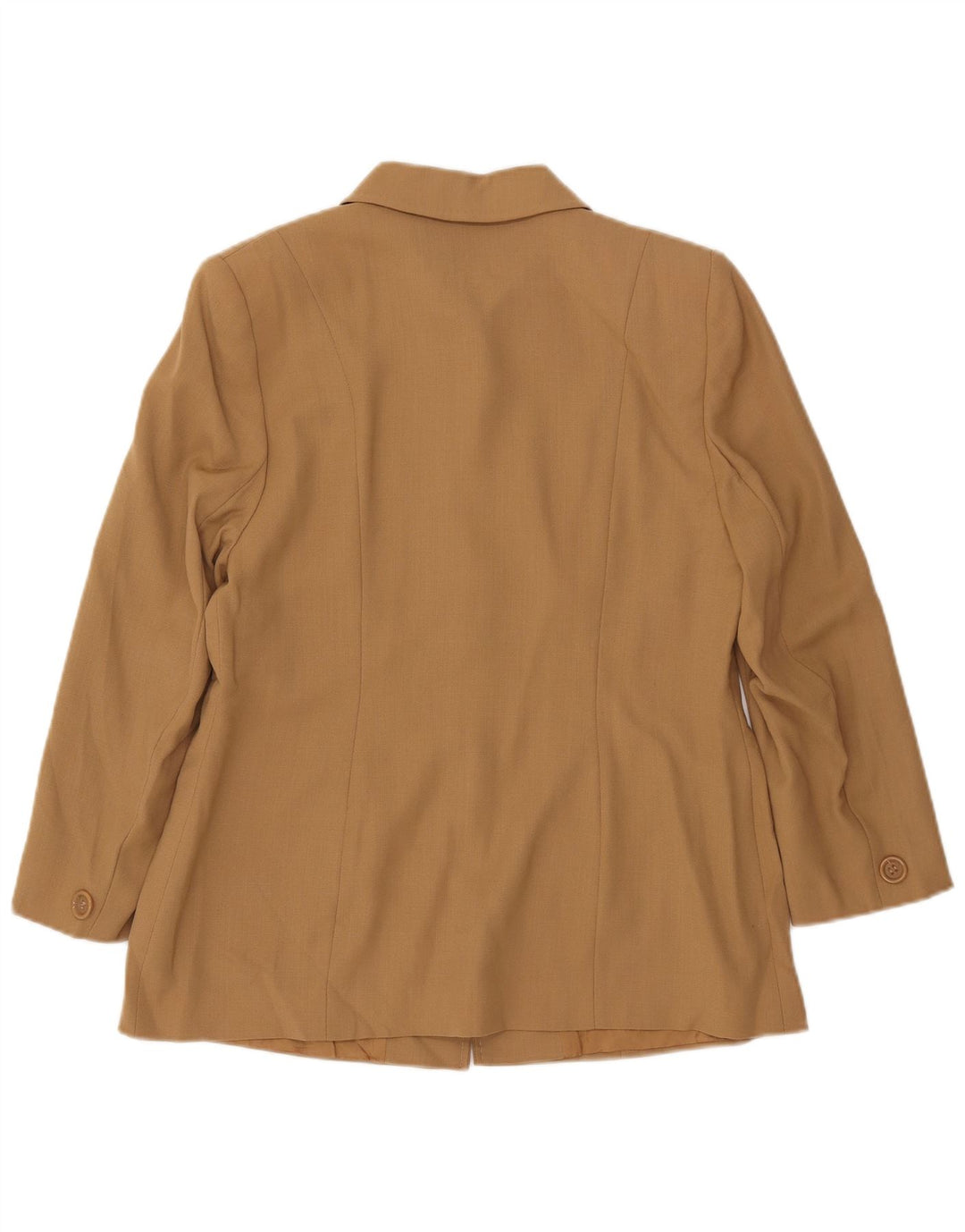 Jaqueta blazer feminina MARKS & SPENCER com 5 botões Reino Unido 16 grande lã bege