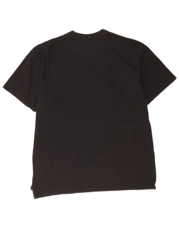 Camiseta masculina Nike Loose Fit Top Médio Algodão Preto