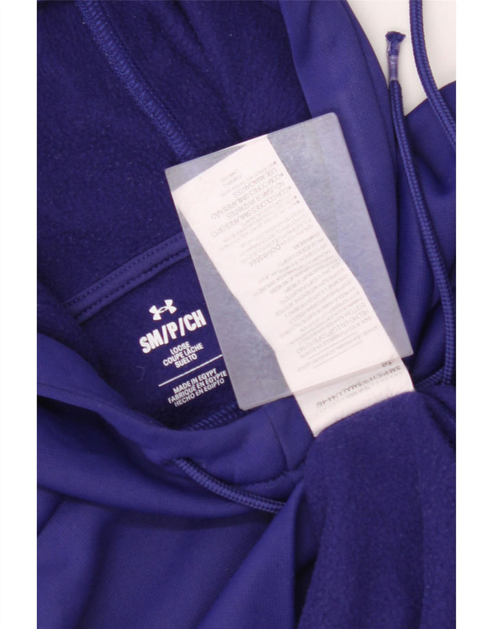UNDER ARMOUR Masculino com capuz e ajuste relaxado, pequeno, roxo, poliéster