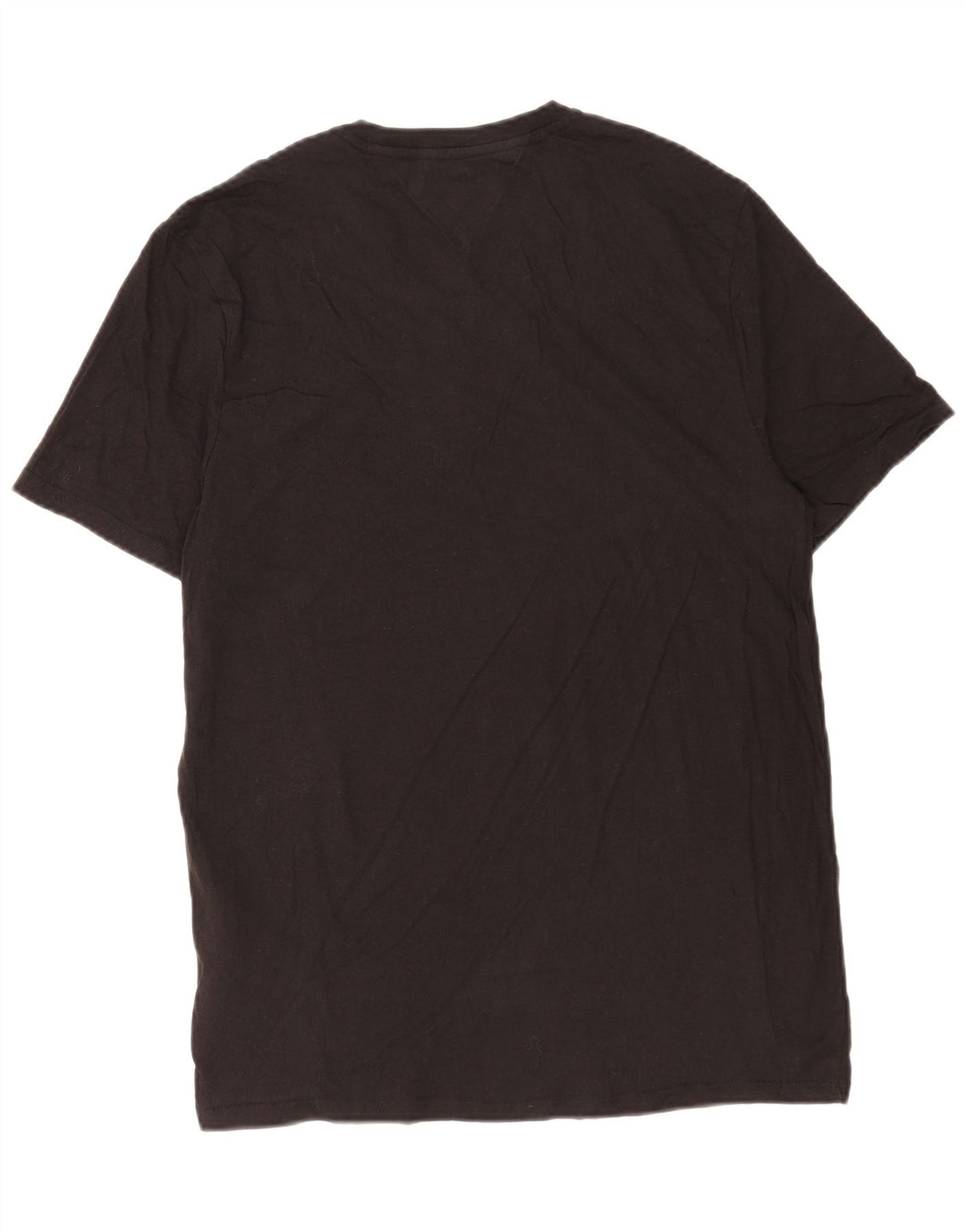 Camiseta masculina Tommy Hilfiger Top médio algodão preto