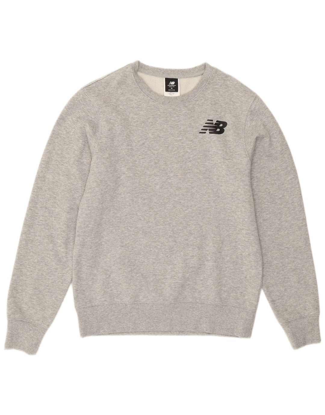 Moletom New Balance Masculino Jumper Médio Cinza Algodão