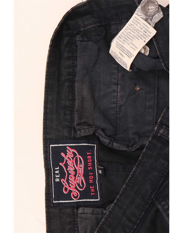 Shorts Chino Feminino Superdry Médio W32 Algodão Preto