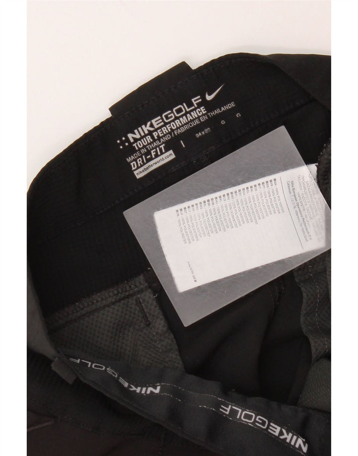 Calça Nike Masculina Dri Fit Slim Chino W34 L30 Poliéster Preto