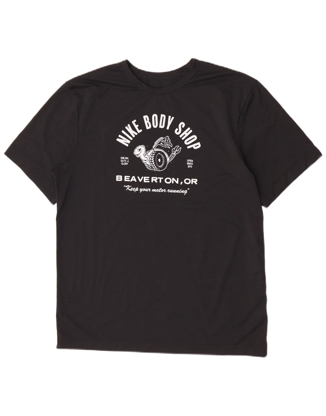 Camiseta Nike Masculina Dri Fit Graphic Top Médio Preto Poliéster