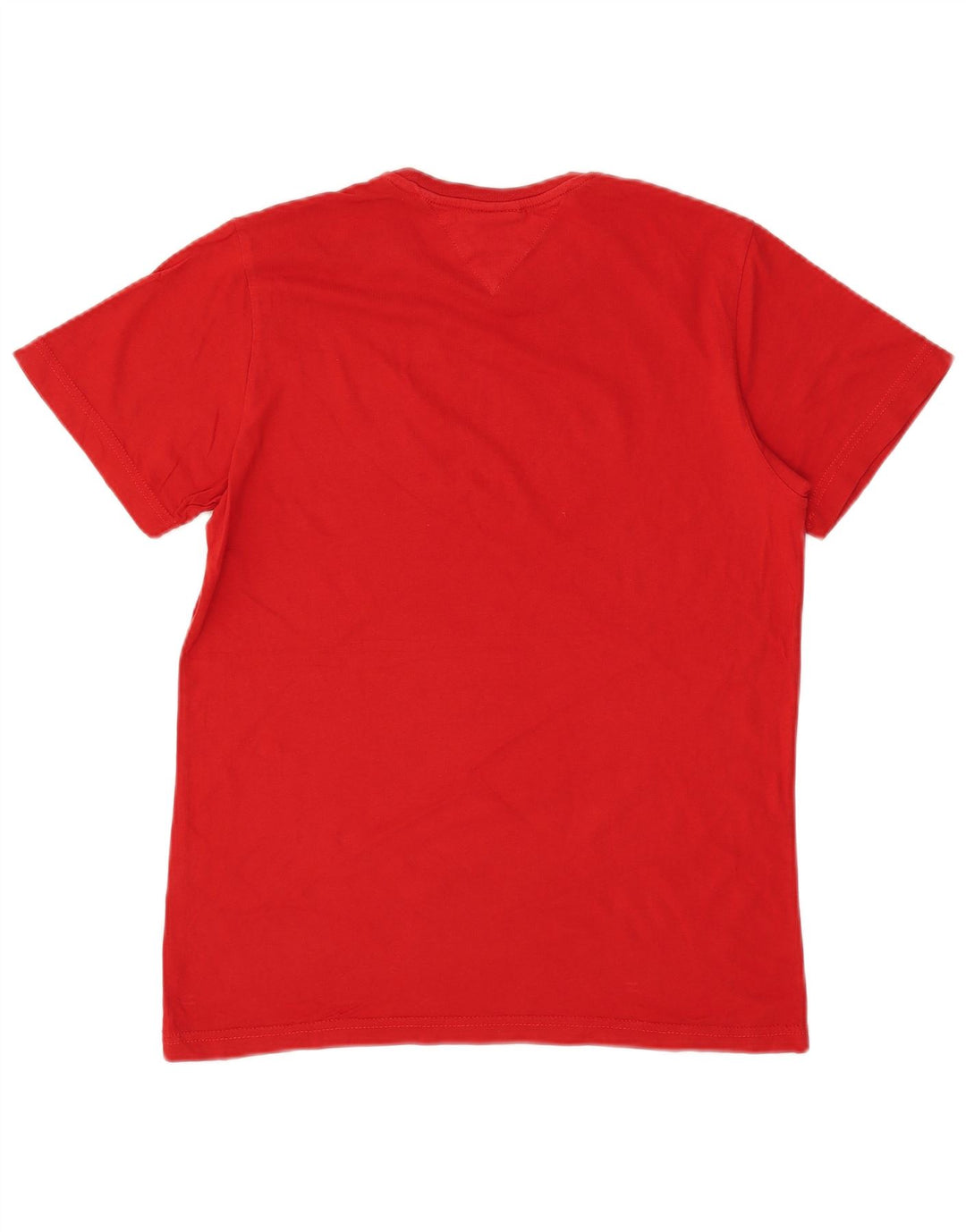 Camiseta masculina Tommy Hilfiger com estampa gráfica pequena vermelha