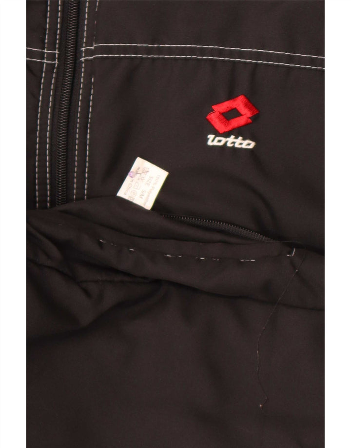 Lotto Mens Reversível Gilet UK 36 Pequeno Poliéster Preto