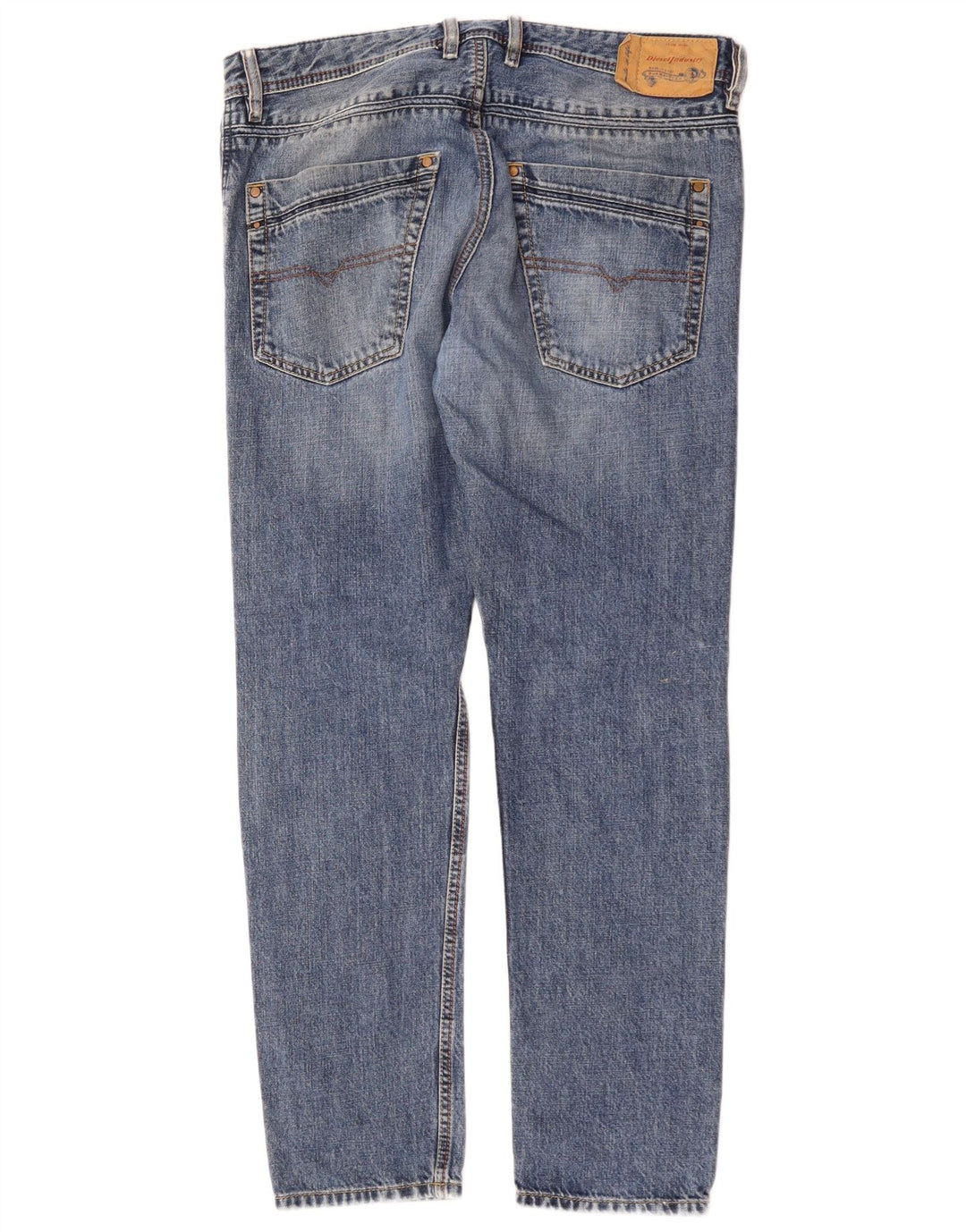 Diesel Masculino Krayver Regular Slim Jeans W32 L30 Azul Algodão