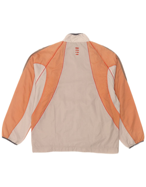 Fila Mens Tracksuit Top Jacket Pequeno Bege Colourblock Poliamida