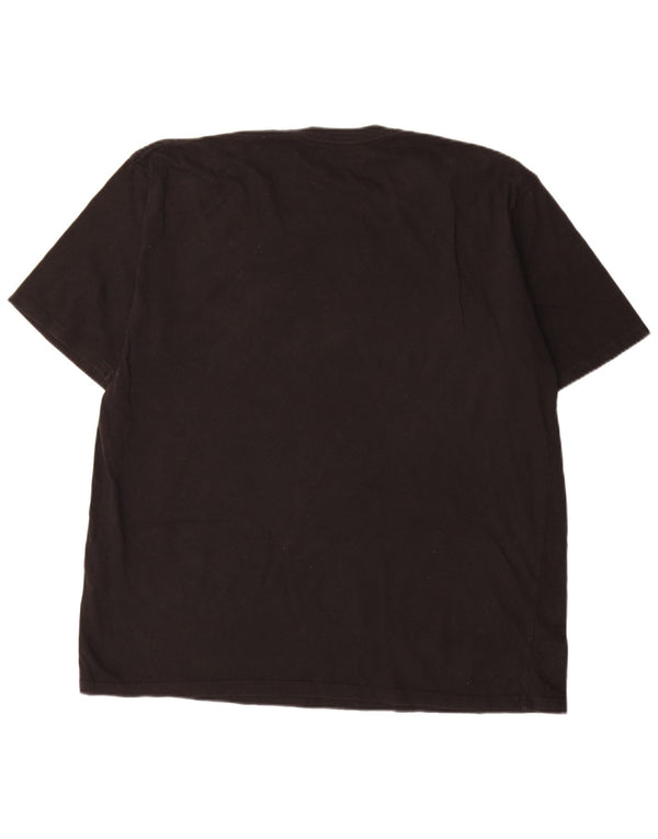 Camiseta masculina Hard Rock Cafe Milan Graphic Top 2XL algodão preto