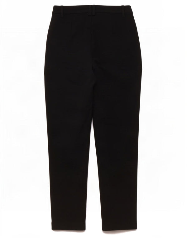 Marks & Spencer Womens Straight Chino Trousers UK 8 Small W26 L28 Black