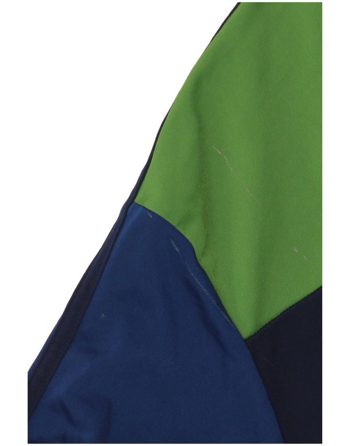 Adidas Mens Tracksuit Top Jacket Medium Multicoloured Colourblock Polyester