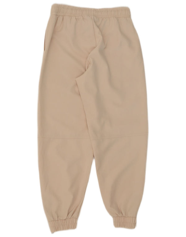 Calça de treino feminina Zara Joggers UK 12 Médio Off White