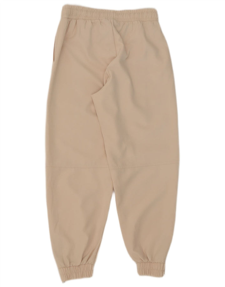 Calça de treino feminina Zara Joggers UK 12 Médio Off White