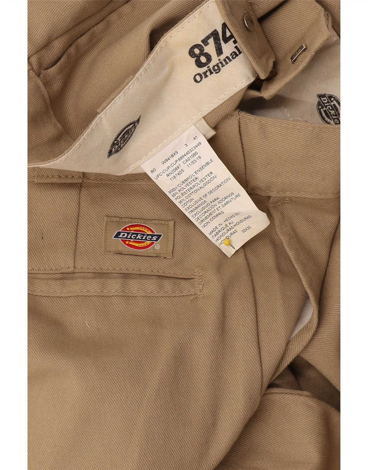 Calças Chino Dickies Mens 874 Straight W32 L32 Poliéster Bege