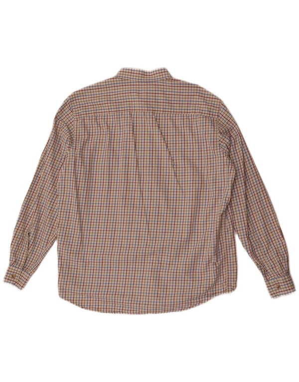 Camisa masculina Hoggs Of Fife grande algodão guingão multicolorido