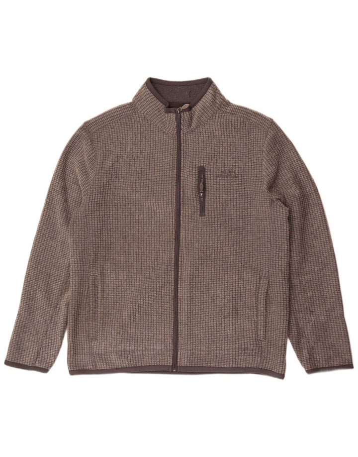 Jaqueta de lã masculina Weird Fish UK 42 XL poliéster cinza