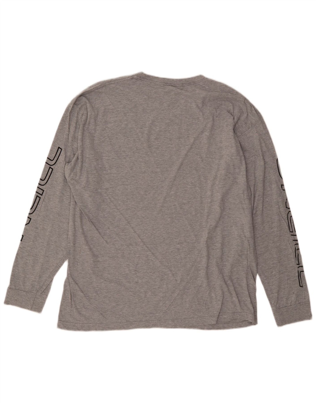 Top gráfico masculino O'Neill manga comprida 2XL algodão cinza