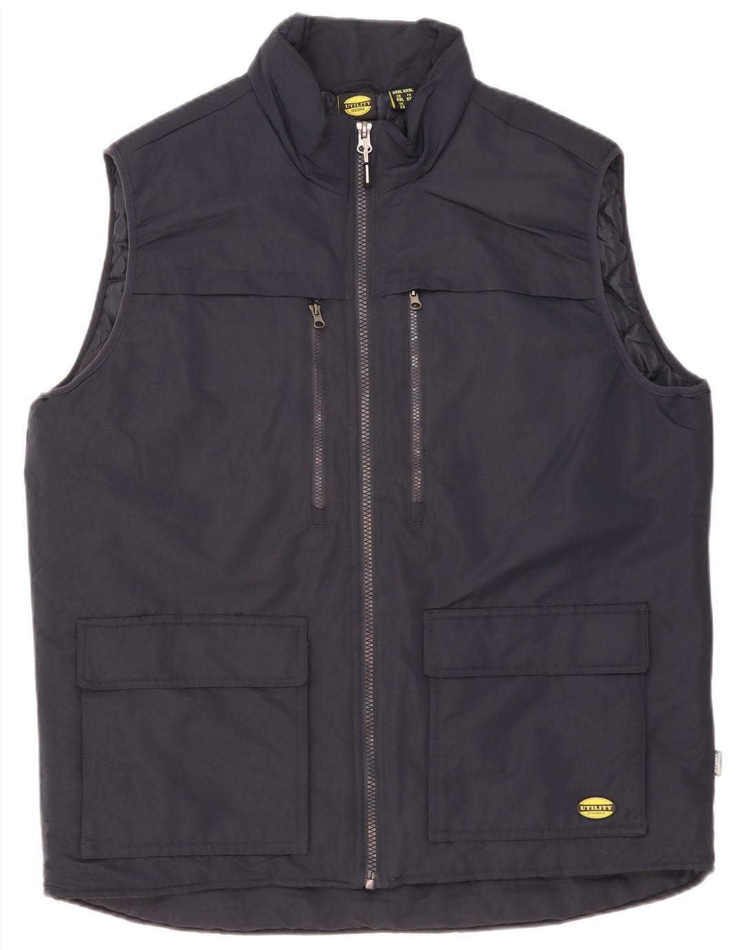 Diadora Womens Utility Gilet UK 24 3XL Azul Marinho Poliéster
