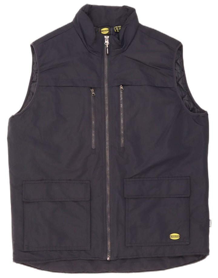 Diadora Womens Utility Gilet UK 24 3XL Azul Marinho Poliéster