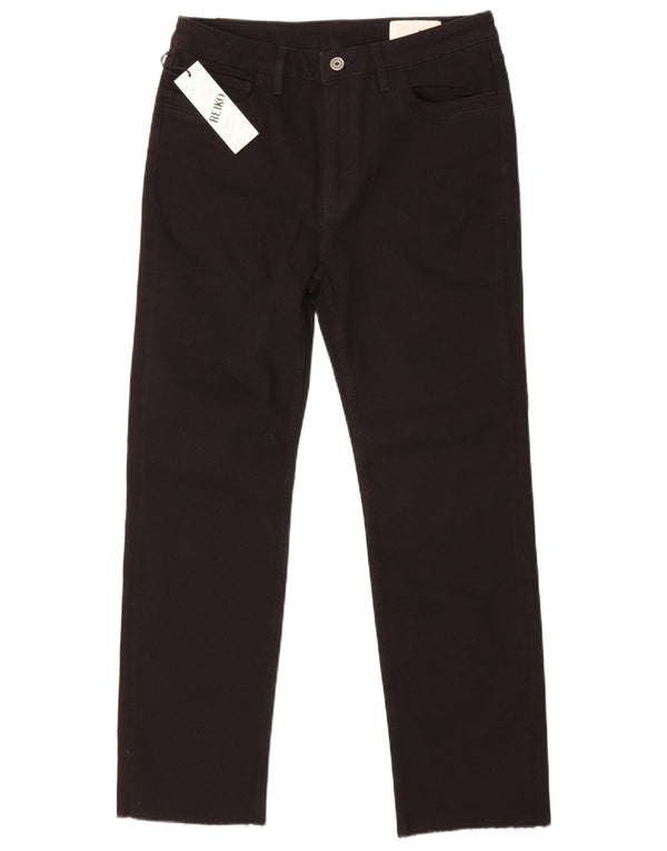 Jeans retos femininos Reiko W30 L29 algodão preto