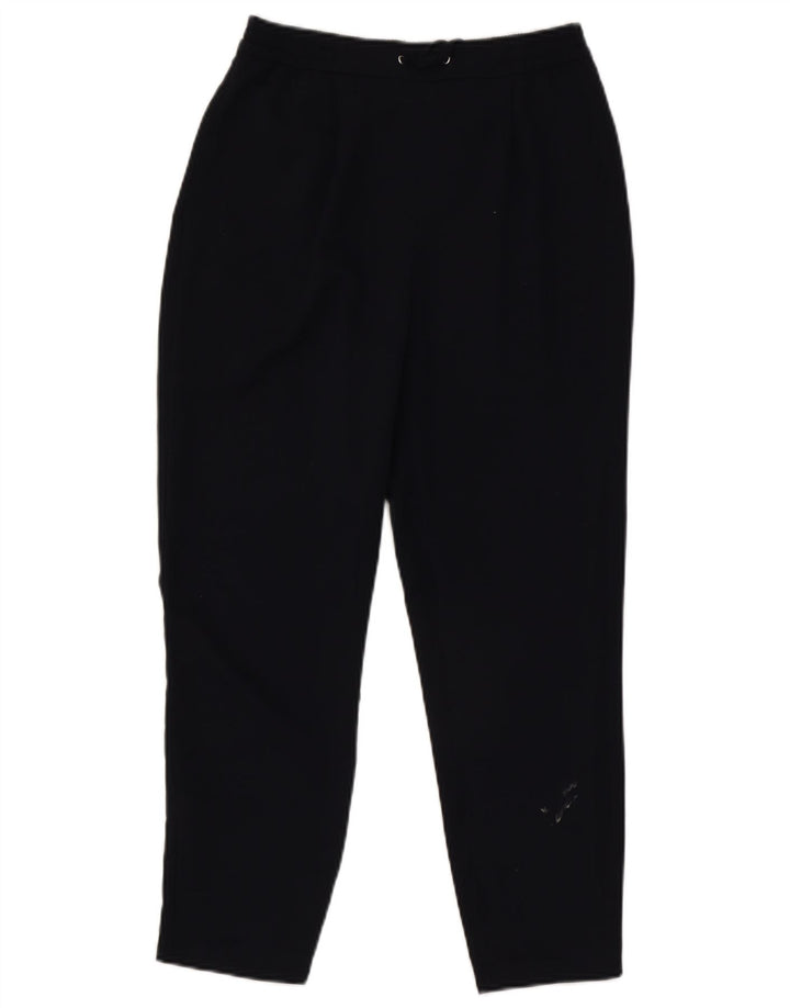 Calça de treino feminina Zara UK 6 XS azul marinho poliéster
