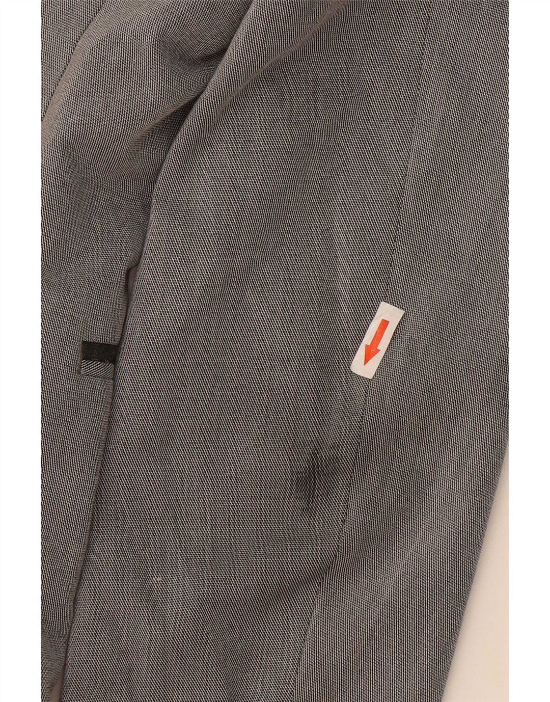 Jaqueta blazer masculina Zara com 2 botões EU 48 cinza médio colorblock