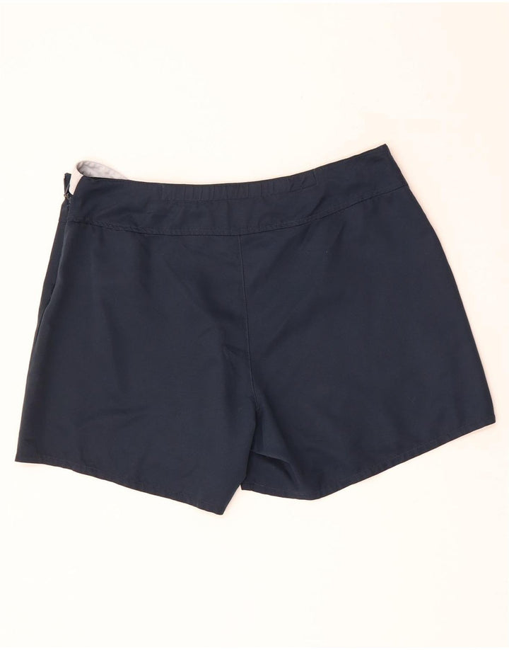 SERGIO TACCHINI Shorts casual feminino W32 grande azul marinho