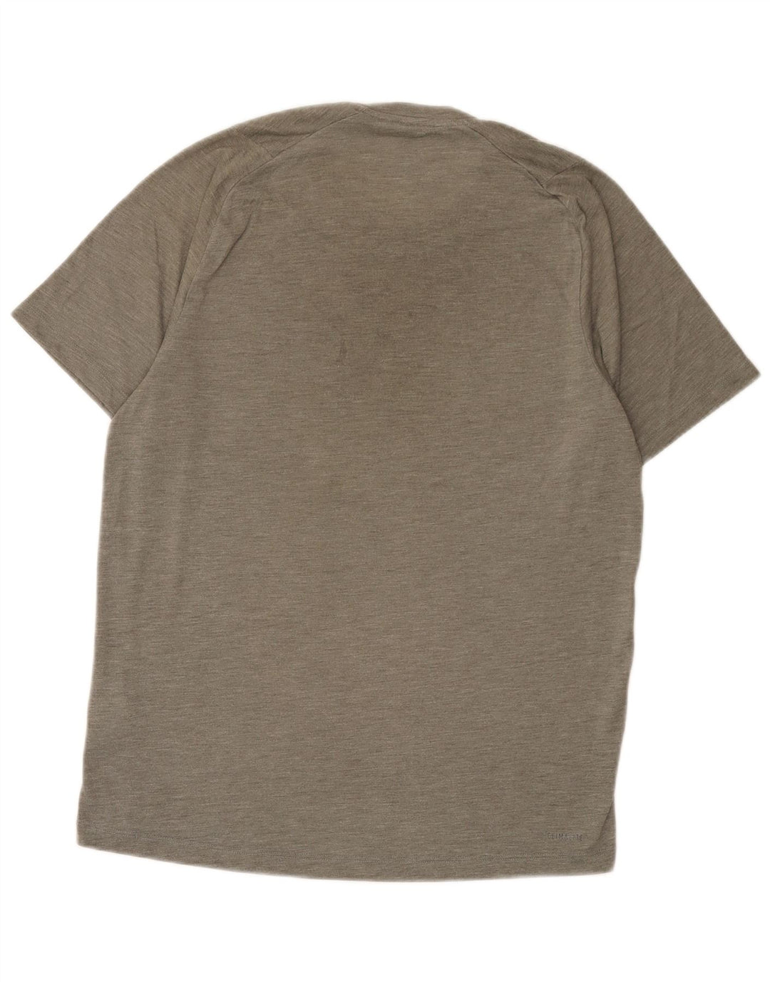 Adidas Mens Climalite Camiseta Top Cinza Médio Poliéster